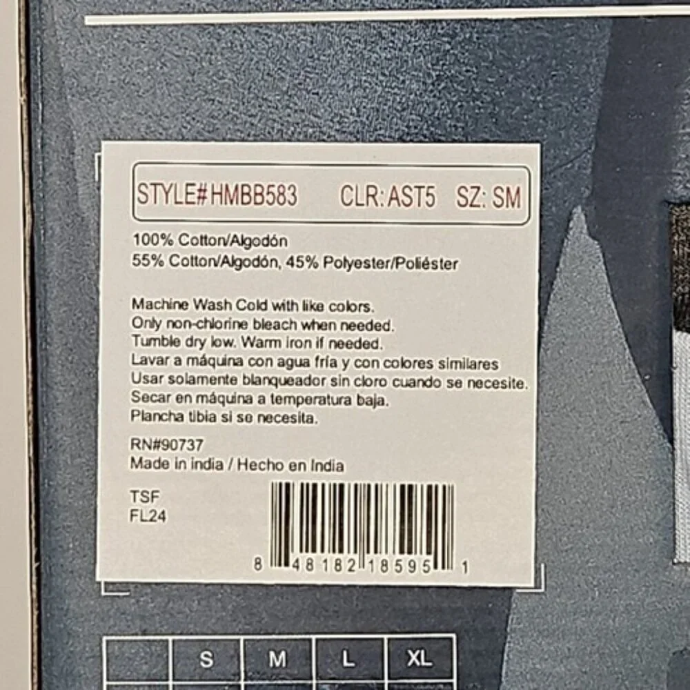Levi's Men's Size S Boxer Brief Premium Soft Cotton 5‎ Pack Classic New in Box